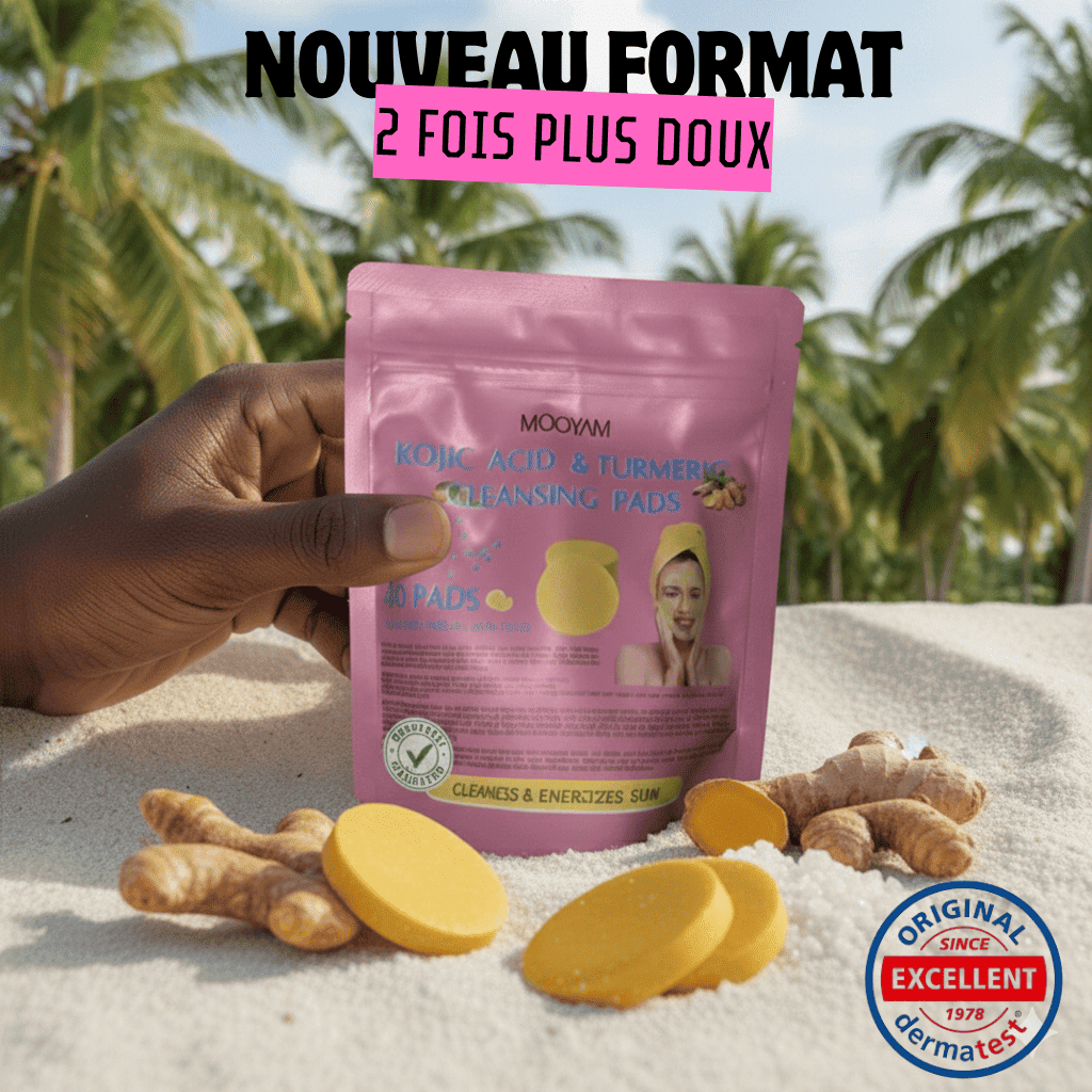 Pads nettoyant 🧽 au curcuma 🫧