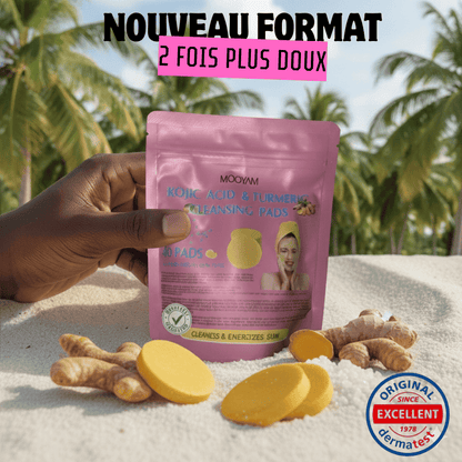 Pads nettoyant 🧽 au curcuma 🫧