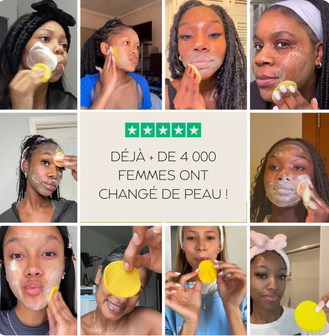 Pads nettoyant 🧽 au curcuma 🫧